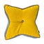 Homescapes Yellow and Grey Star Floor Cushion