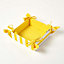 Homescapes Yellow Striped Reversible Bread Basket