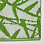 Homescapes Zena Tropical Green Outdoor Rug, 120 x 180 cm