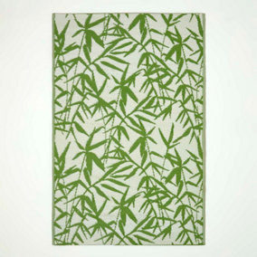 Homescapes Zena Tropical Green Outdoor Rug, 150 x 240 cm