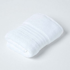 Homescapes Zero Twist Supima Cotton Hand Towel, White