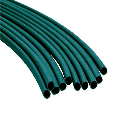 HomeSmart 10 Pack Green 300mm Flame Retardant Heat Shrink Tubing Electric Wire Sleeving
