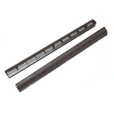 HomeSmart 5 X 1 Metre Over Fascia Vents For Roof Eaves Ventilation 10mm Continuous Airflow Easy Install Polypropylene Ideal For Pitched Flat Roofs Sheds Garages And Residential Homes