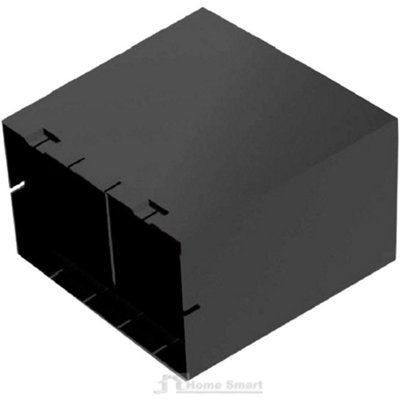 HomeSmart 9"x6" Extension Sleeve for Cavity Wall Ventilators, Adds 200mm Length, Air Ventilation