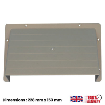 HomeSmart Cream Cowl Air Vent Cover 9"x6" - UV Stable, Weather Protection Vent Cover for Air Bricks Price Comparisons | Compare The Build