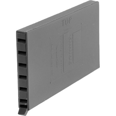 HomeSmart Grey Brick Weep Vents, Pack of 10 - 100mm x 64mm x 10mm, Ideal for Wall Ventilation