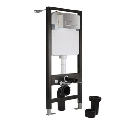 HomeStyleStore 1140mm x 500mm Wall Hung Toilet WC Tall Fixing Frame ...