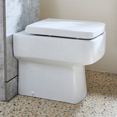 HomeStyleStore 500mm Concrete Grey Complete Bathroom Toilet WC Unit ...
