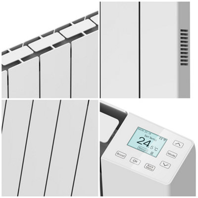 HomeStyleStore 500W White UK Plug WiFi Ceramic Core Smart Electric ...