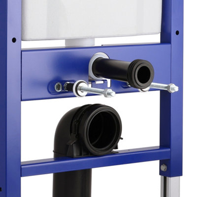 HomeStyleStore 820mm x 500mm Wall Hung Toilet WC Short Fixing Frame ...