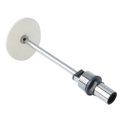 HomeStyleStore Anthracite 15mm Inlet Radiator Flow Diverter