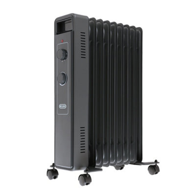 HomeStyleStore Anthracite 2000W UK Plug In Control Oil Filled Smart ...