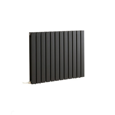 HomeStyleStore Anthracite Double Flat Panel Electric Horizontal ...