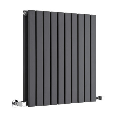 HomeStyleStore Anthracite Horizontal Double Flat Panel Designer ...