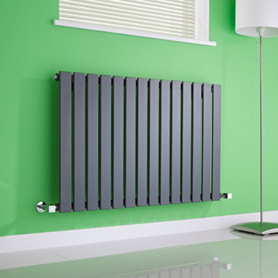 HomeStyleStore Anthracite Horizontal Single Flat Panel Designer ...