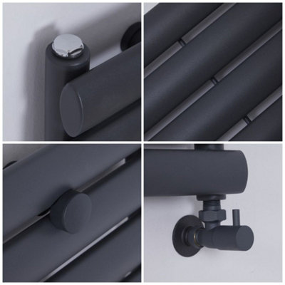 HomeStyleStore Anthracite Horizontal Single Oval Panel Designer ...
