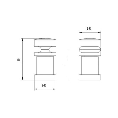 HomeStyleStore Anthracite Set of 4 Horizontal Radiator Brackets