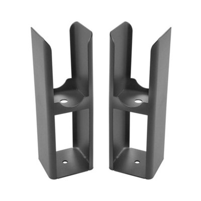 HomeStyleStore Anthracite Single Double Vertical Column Horizontal ...