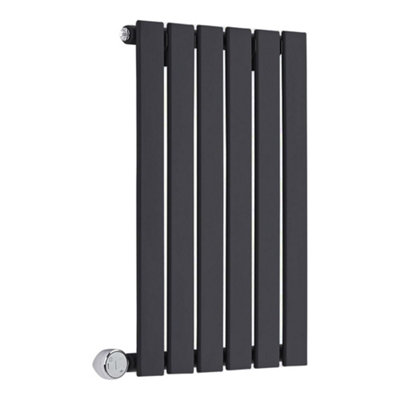 HomeStyleStore Anthracite Single Flat Panel WiFi Horizontal Electric ...