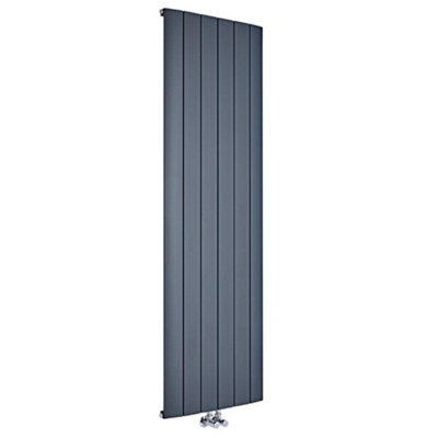 HomeStyleStore Anthracite Vertical Single Panel Aluminium Designer ...