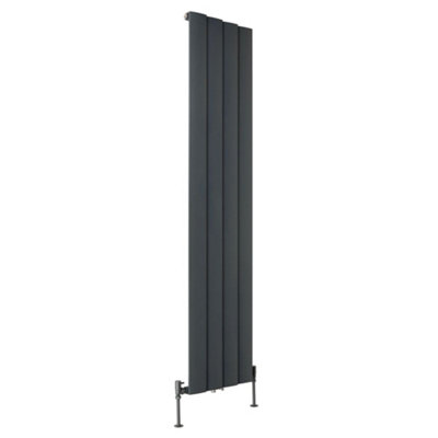 HomeStyleStore Anthracite Vertical Stepped Panel Aluminium Designer ...