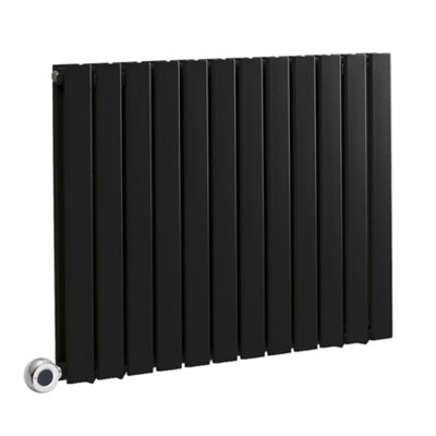 HomeStyleStore Black Double Flat Panel Horizontal WiFi Electric ...