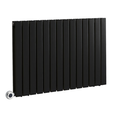 HomeStyleStore Black Double Flat Panel WiFi Electric Horizontal ...