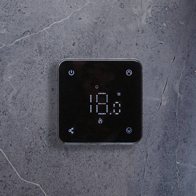 HomeStyleStore Black Double Oval Panel WiFi Electric Horizontal ...