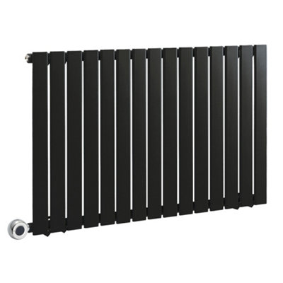 HomeStyleStore Black Single Flat Panel Horizontal WiFi Electric ...