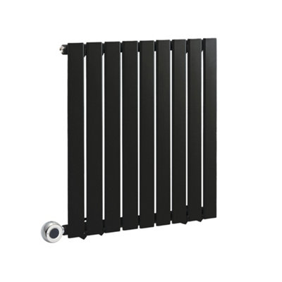 HomeStyleStore Black Single Flat Panel WiFi Electric Horizontal ...