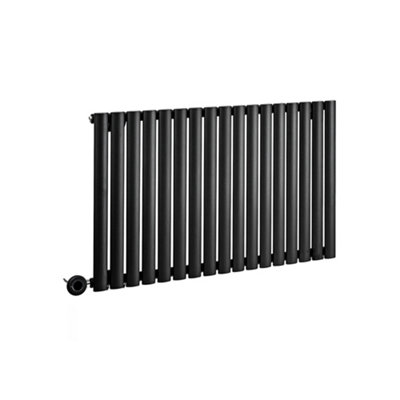 HomeStyleStore Black Single Oval Panel WiFi Electric Horizontal ...