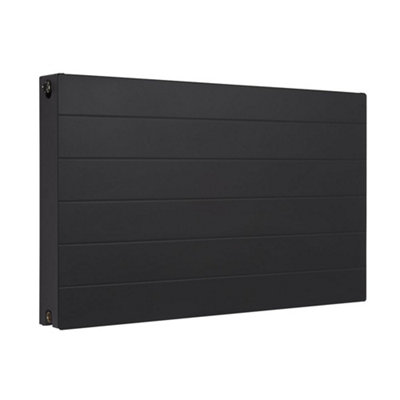 HomeStyleStore Black Type 22 Horizontal Double Panel Convector Radiator ...