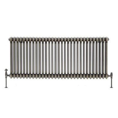 HomeStyleStore Raw Metal Horizontal Cast Iron Style Triple Column ...