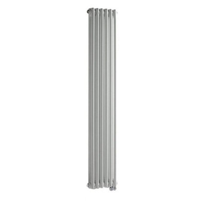 HomeStyleStore White 1500mm x 290mm Cast Iron Style Vertical Double ...