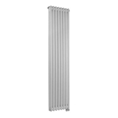 HomeStyleStore White 1500mm x 380mm Cast Iron Style Vertical Double ...