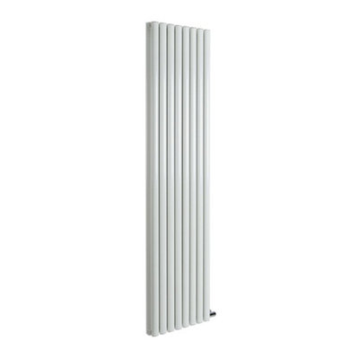 HomeStyleStore White 1784 x 472mm Double Oval Panel Dry Heat Vertical ...