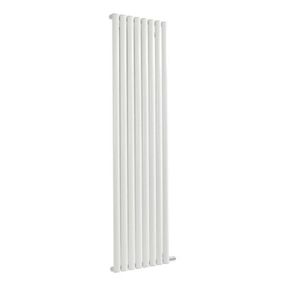 HomeStyleStore White 1784 x 472mm Dry Heat Vertical Oval Panel Electric ...