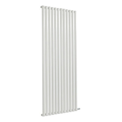 HomeStyleStore White 1784 x 708mm Dry Heat Vertical Oval Panel Electric ...