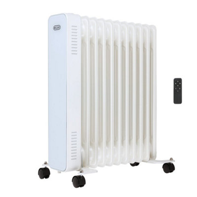 HOMESTYLESTORE WHITE 2500W UK PLUG IN OIL FILLED SMART WIFI ELECTRIC ...