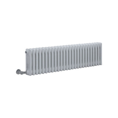 HomeStyleStore White 300mm x 1190mm Cast Iron Style Horizontal Triple ...