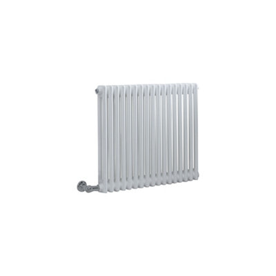 HomeStyleStore White 600mm x 785mm Cast Iron Style Horizontal Double ...