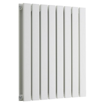 HomeStyleStore White Double Flat Panel Horizontal Designer Radiator ...