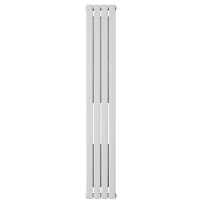 HomeStyleStore White Double Flat Panel Vertical Convector Radiator ...