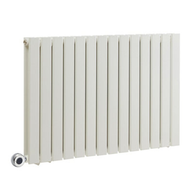HomeStyleStore White Double Flat Panel WiFi Electric Horizontal ...