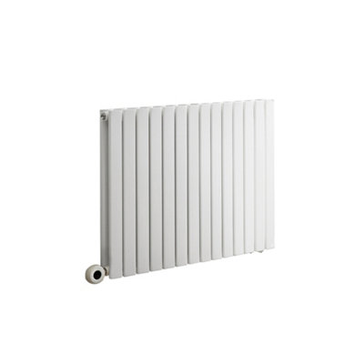 HomeStyleStore White Double Flat Panel WiFi Electric Horizontal ...