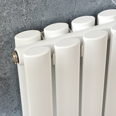 HomeStyleStore White Double Oval Panel WiFi Electric Horizontal ...
