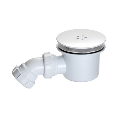 HomeStyleStore White Fast Flow Shower Tray Waste 90mm