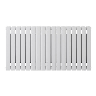 HomeStyleStore White Horizontal Double Flat Panel Convector Radiator ...