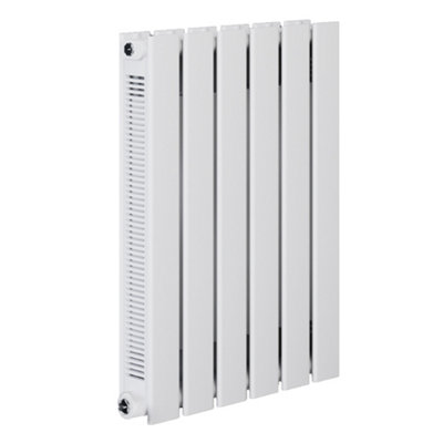 HomeStyleStore White Horizontal Double Flat Panel Convector Radiator ...