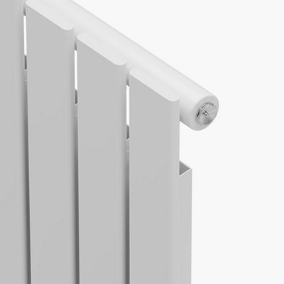 HomeStyleStore White Horizontal Single Flat Panel Convector Radiator ...
